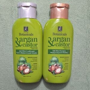 Avon Botanicals Argan & Castor Anti-Frizz Shampoo & Conditioner Duo